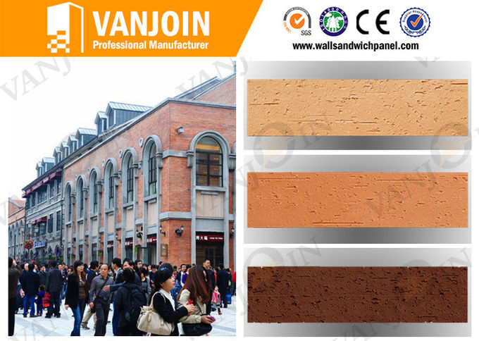 Non - Slip Heat Insulation Flexible Soft Outdoor Ceramic Wall Tiles , ISO14001