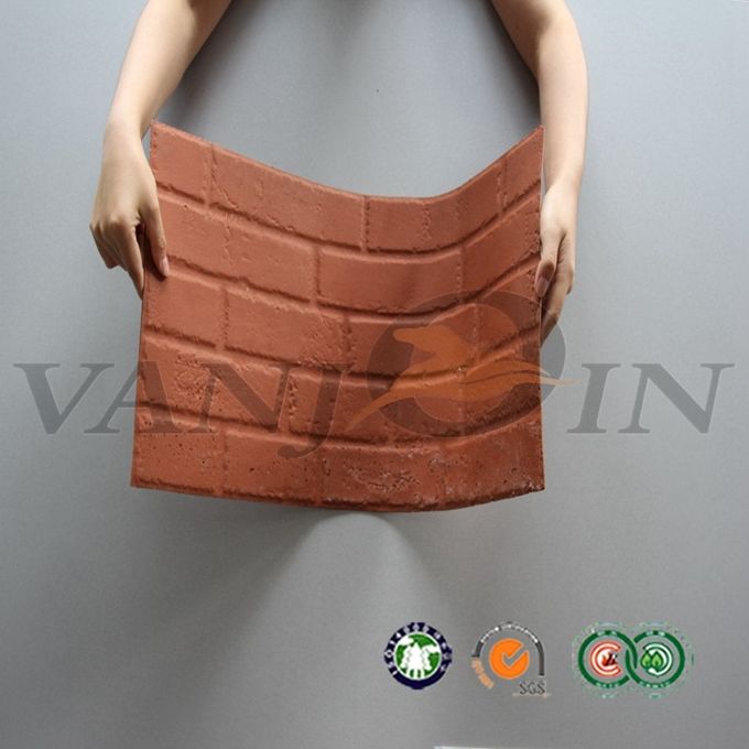 Non - Slip Heat Insulation Soft Clay Ceramic Floor Tile / Outdoor Wall Tiles