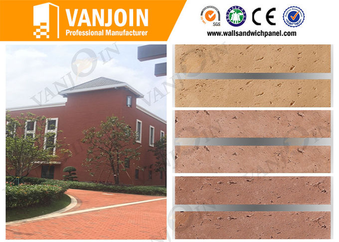 Exterior Colored Shedding Proof Soft Ceramic Tile / Outdoor Wall Tile