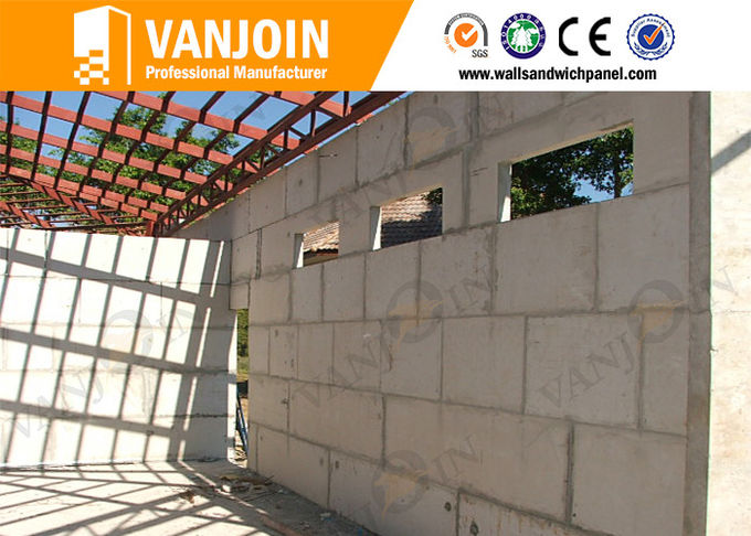 100MM Reinforced Eps Solid Core composite exterior wall panels 1000℃ Fireproof
