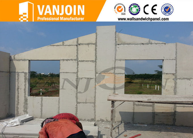 Construction EPS Cement Sandwich Panel / Flame Retardant Foam Building Panels