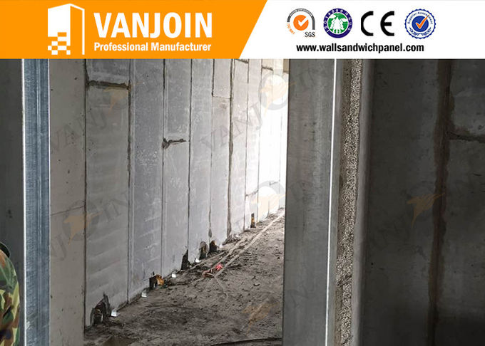 Lightweight Precast Concrete Wall Panels 3D Sound Insulation 38dB-46dB