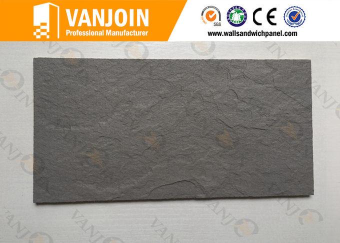 Fireproof Decorative Non Slip Decorative Stone Tiles / Outdoor Ceramic Wall Tile 600*300MM