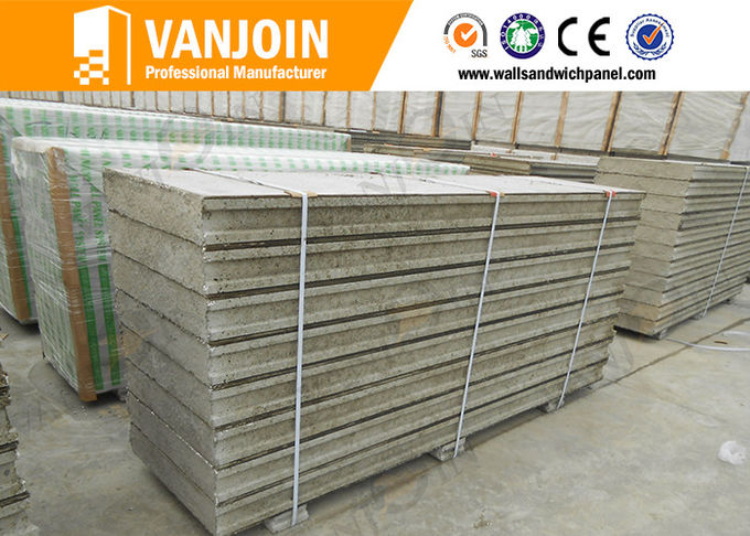 Sound insulation precast concrete wall panels in modern prefabricated house