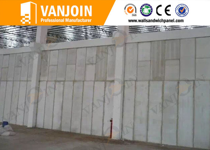 Waterproof Composite Panel Board / prefabricated building panels 100mm Thickness
