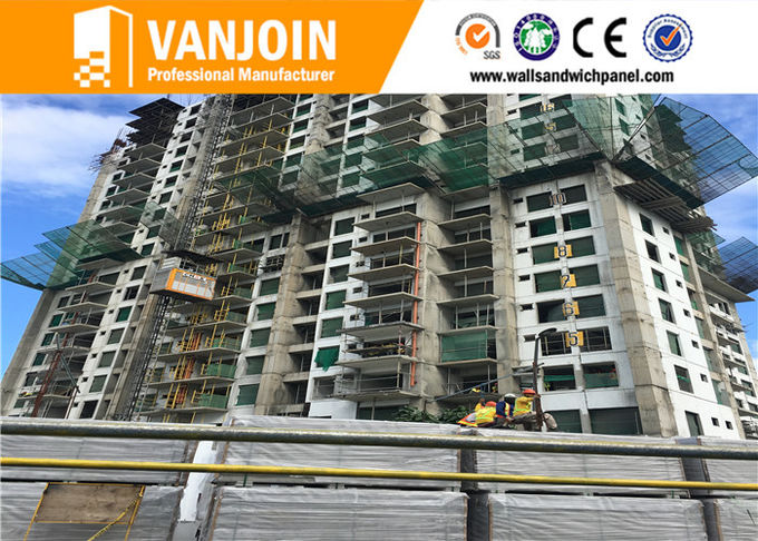 Steel Constructure Lightweight Composite Sandwich Wall Panels Between Apartments