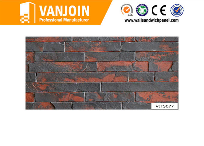 House Building Material Clay Thin Brick Wall Tiles / Wall Brick Cladding Tiles