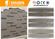 Retro Style Fireproof Flexible Wall Tiles , Soft Split Brick Tile supplier
