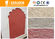 Exterior Colored Shedding Proof Soft Ceramic Tile / Outdoor Wall Tile supplier